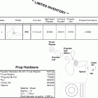 E200FHLSOR Stainless steel srx propellers & hardware v6 & v8 gearca...