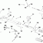 E40DRLSRC Tiller arm (dr model)