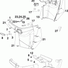 E90DSLSRC Нижний кожух двигателя
