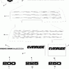 E250FPXSTA Decals  - white models