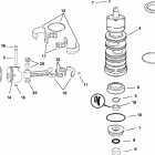 E115FPLSNF Ficht Fuel Injection, 20 in., Blue, Remote, Elec, TNT Коленчатый вал , поршни