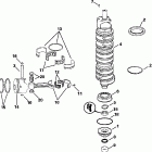 E175FCXSNF Ficht Fuel Injection, 25 in., White, Counter Rotation Коленчатый вал , поршни