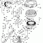 E175FCXSNF Ficht Fuel Injection, 25 in., White, Counter Rotation Электрическая система