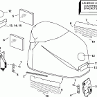 E175FCXSNF Ficht Fuel Injection, 25 in., White, Counter Rotation КАПОТ ДВИГАТЕЛЯ