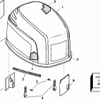 E105WPXSIF commercial, elec start, TNT, 25 in shaft Engine cover - wp models