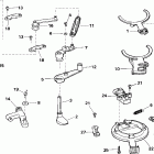 E105WRLSIF commercial, rope start, 20 in shaft Дросель
