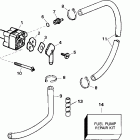 E10RL4SID 4-stroke, rope start, tiller, 20 in shaft ТОПЛИВНЫЙ НАСОС