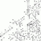 E10TVX4SIC 4-stroke, elec start, tiller, 25 in shaft, wht Струбцина