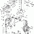 E150WPLSIF commercial, elec start, TNT, 20 in shaft Fuel bracket & components