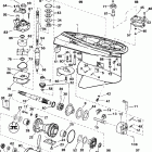 E150WPLSIF commercial, elec start, TNT, 20 in shaft Редуктор