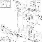 E15WRSIR commercial, rope start, tiller, 15 in shaft Редуктор