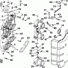 E250FCXSIF FFI, elec start, TNT, 25 in shaft, wht, cntr rotate ВПУСКНОЙ КОЛЛЕКТОР