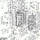 E250FPXSIF FFI, elec start, TNT, 25 in shaft Цилиндр & Картер