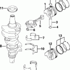 E25PL4SIC 4-Stroke, Elec. Start, TNT, 15 IN. shaft КОЛЕНЧАТЫЙ ВАЛ