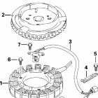 E25PL4SIC 4-Stroke, Elec. Start, TNT, 15 IN. shaft Маховик