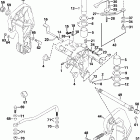 E25TEL4SIC 4-Stroke, Elec. Start, Tiller, 20 IN. shaft Stern & swivel bracket