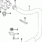 E25TEL4SIC 4-Stroke, Elec. Start, Tiller, 20 IN. shaft ТЕРМОСТАТ