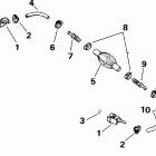 E40WRYSIR commercial, rope start, 25 in shaft Топливный шланг
