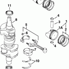 E50PL4SIR 4-Stroke, Elec Start, TNT, 20 IN. shaft КОЛЕНЧАТЫЙ ВАЛ