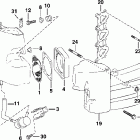 E50PL4SIR 4-Stroke, Elec Start, TNT, 20 IN. shaft ВПУСКНОЙ КОЛЛЕКТОР