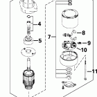 E50PL4SIR 4-Stroke, Elec Start, TNT, 20 IN. shaft Стартер