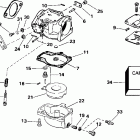 E55WRSIR commercial, rope start, 15 in shaft Карбюратор