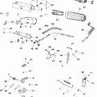 E5RL4SIE 4-stroke, rope start, tiller, 20 in shaft Румпель