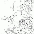 E8RL4SIE 4-stroke, rope start, tiller, 20 in shaft Струбцина