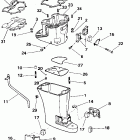 E8RL4SIE 4-stroke, rope start, tiller, 20 in shaft Кожух Выхлопа