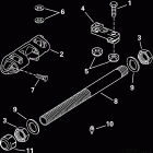 E90FVLSIF FFI, elec start, TNT, 20 in shaft, wht Двойной Соединитель Управления