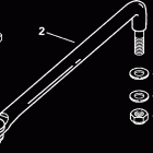 RE115FLSIF FFI, elec start, TNT, 20 in shaft Комплект Тяги рулевого механизма