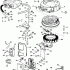 RE150FCSIF FFI, elec start, TNT, 25 in shaft, wht, cntr rotate Электрическая система
