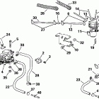 RE150FCSIF FFI, elec start, TNT, 25 in shaft, wht, cntr rotate Oil components