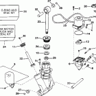 RE150FCSIF FFI, elec start, TNT, 25 in shaft, wht, cntr rotate Гидроподъем