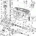 RE150FCSIF FFI, elec start, TNT, 25 in shaft, wht, cntr rotate Gearcase - counter rotation - fcx, fc models