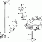 RE150FCSIF FFI, elec start, TNT, 25 in shaft, wht, cntr rotate Дросель