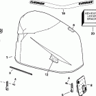 RE175FSSIF FFI, elec start, TNT, 20 in shaft, wht КАПОТ ДВИГАТЕЛЯ