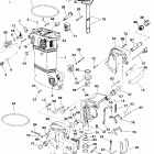 BE35ARSSM 3 Cyl, Rope Start, Tiller, 15 IN. shaft, N/A USA Midsection - manual tilt - a, k, r, rl, e, el, tel