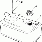 BE35ARSSM 3 Cyl, Rope Start, Tiller, 15 IN. shaft, N/A USA Топливный бак - 6 галлон