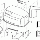 E105WELSSC Commercial, Elec. Start, 20 IN. shaft Engine cover - 105wp models