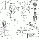 E105WELSSC Commercial, Elec. Start, 20 IN. shaft Топливный насос и фильтр
