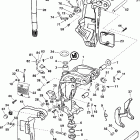 E105WELSSC Commercial, Elec. Start, 20 IN. shaft Stern & swivel bracket - 105wp models