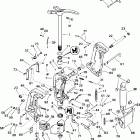 E105WPXSSC Commercial, Elec. Start, TNT, 25 IN. shaft Stern & swivel bracket - 105we models