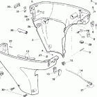 E10R4SSE 4-Stroke, Rope Start, Tiller, 15 IN shaft Нижний кожух двигателя