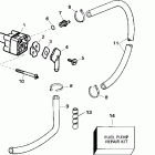 E10R4SSE 4-Stroke, Rope Start, Tiller, 15 IN shaft ТОПЛИВНЫЙ НАСОС