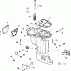 E15RL4SSE 4-Stroke, Rope Start, Tiller, 20 IN shaft Кожух Выхлопа