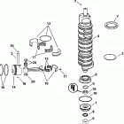 E175FCXSSR FFI, Elec Start, TNT, 25 IN. shaft, wht, cntr rotate Коленчатый вал , поршни