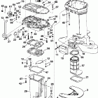 E200FCXSSC FFI, Elec Start, TNT, 25 IN shaft, wht, cntr rotate Кожух Выхлопа