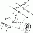 E200WPXSSC Commercial, Elec Start, TNT, 25 IN shaft Trim / tilt gauge kit