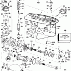 E225FCZSSC FFI, Elec Start, TNT, 25 IN shaft, wht, cntr rotate Корпус редуктора